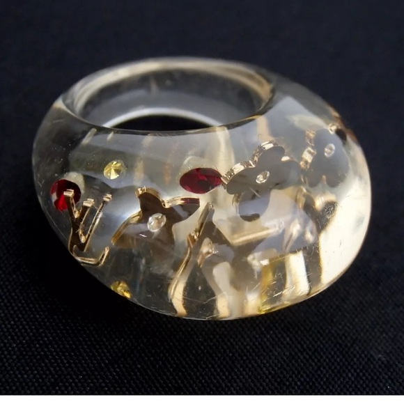 Authentic LOUIS VUITTON Berg Inclusion ring plastic 💝 - Picture 2 of 4
